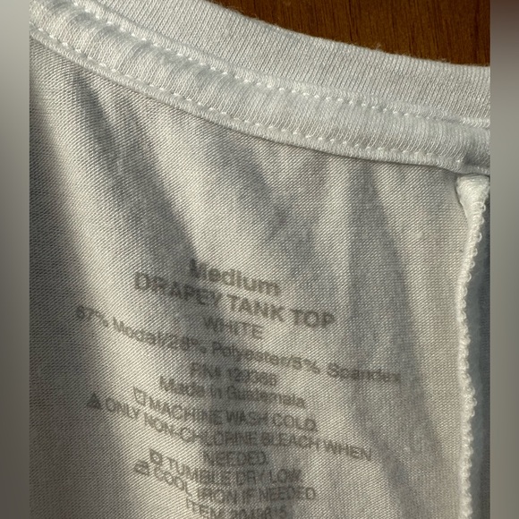 Bride white tank top pink design in a size medium - Picture 3 of 4